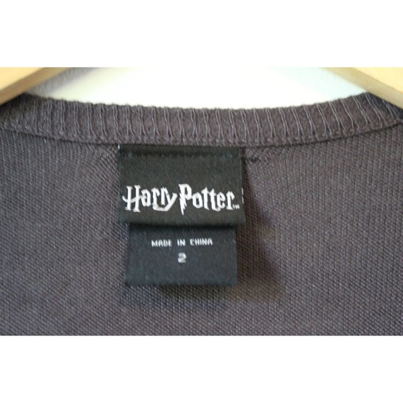 Harry Potter Open Front Drape Cardigan Sweater Gray Women's Plus Size 2X H14851 - Picture 6 of 13